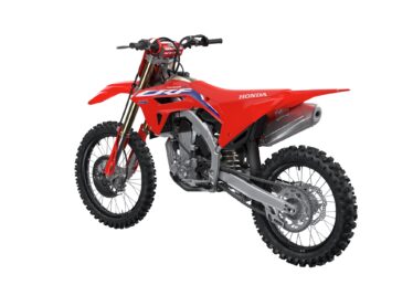 HONDA CRF450R med hvid baggrund