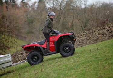 HONDA TRX420FE i aktion