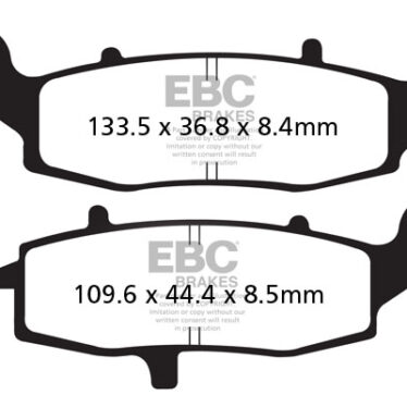 EBC FA231HH Sinter Sport FRONT *RH* bremseklodser motorcykel