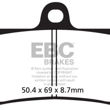 EBC FA252HH FRONT SINTER SPORT bremseklods motocross