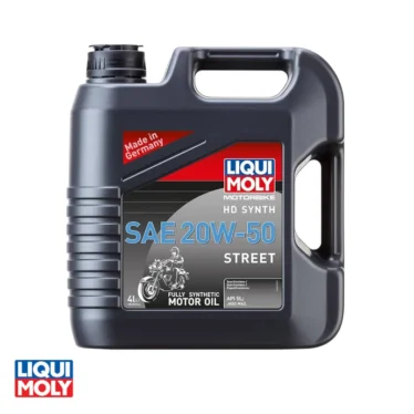 liqui moly 4 takts olie hd 20w 50 syntetisk street 4 liter 20W-50 - 20W/50 - 20W50 - motorolie