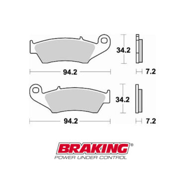 Bremseklods Front 772SM1