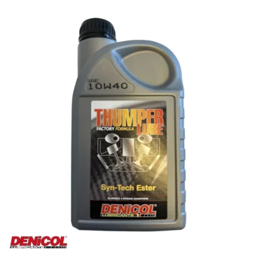 denicol thumperlube sae 10w 40 4 takts olie 1 liter 10W-40 - 10W/40 - 10W40 - motorolie