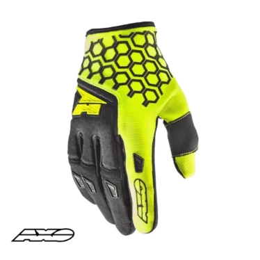 axo mx hexa handske flourescent gul xl