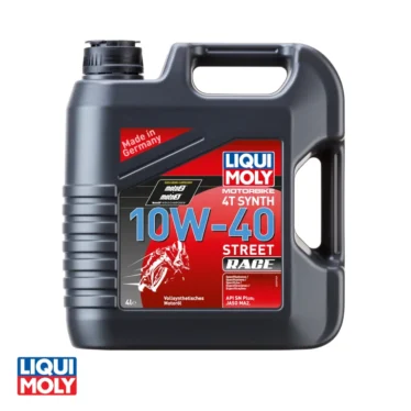 liqui moly 4 takts olie 10w/40 4 liter street race fuldsyntetisk 10W-40 - 10W/40 - 10W40 - motorolie