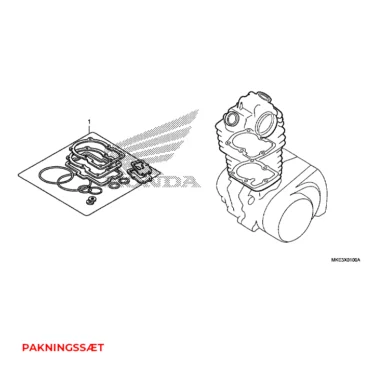 honda pakning, topstykke 12251-MKE-A01-1