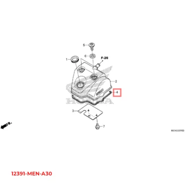 honda pakning, ventilkammerafskærmning 12391-MEN-A30