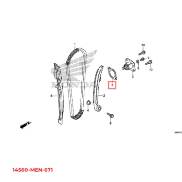 honda pakning, strammer, hæver 14560-MEN-671 14560MEN671