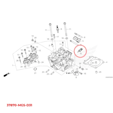 honda sensor, vandtemperatur (ntcl) 37870-MGS-D31