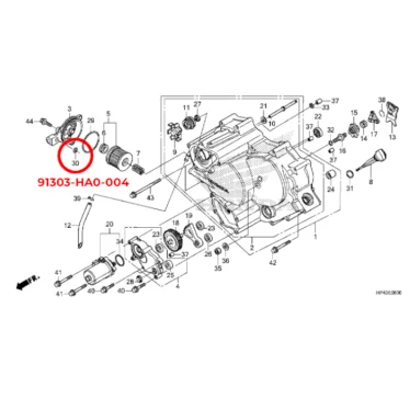 91303-HA0-004 honda o ring 91303HA0004