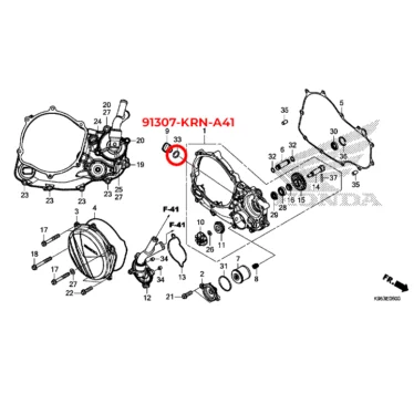 honda d ring 14x3 91307-KRN-A41-1 91307KRNA41