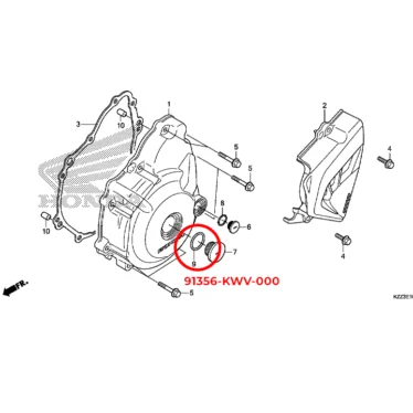 honda o ring, 30mm 91356-KWV-000