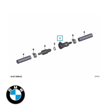 bmw benzin lynkobling/quick connect original reservedel bmw_13317659120_quickconnect