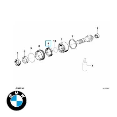 bmw pakning til akselbagtøj original reservedel 33117665838