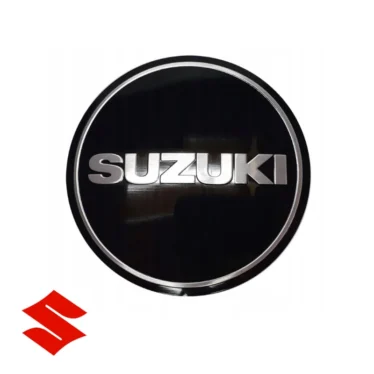 suzuki sølv/sort emblem original reservedel