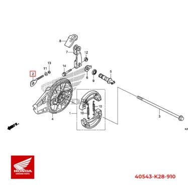 honda kædejustering 40543-K28-910