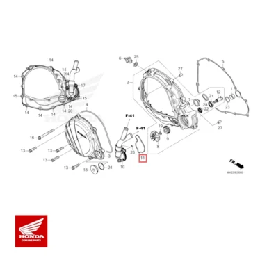 honda original pakning, vandpumpe crf450 19226-MKE-A00 19226MKEA00