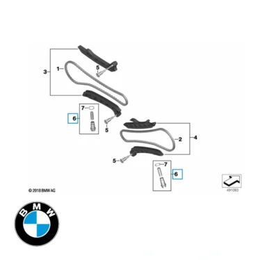 bmw knastkædestrammer r1250 original reservedel