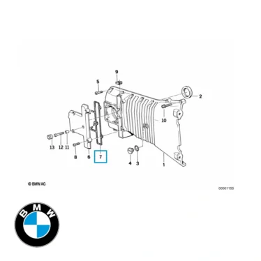 BMW Korkpakning knastkædecover 11141460307